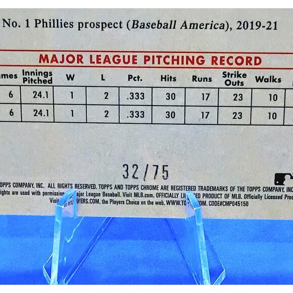 Spencer Howard #74 Rose Gold Speckled Foil Topps Chrome #74 2021 #ed 32/75 - Picture 5 of 5